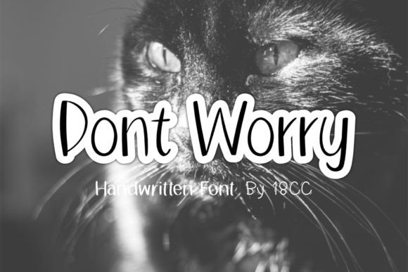 Dont Worry Font - Featured Image