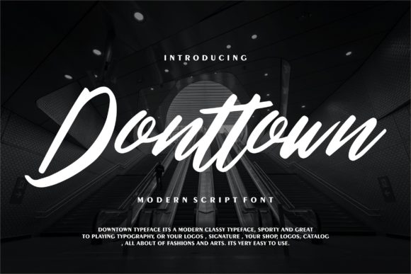 Donttown Font - Featured Image