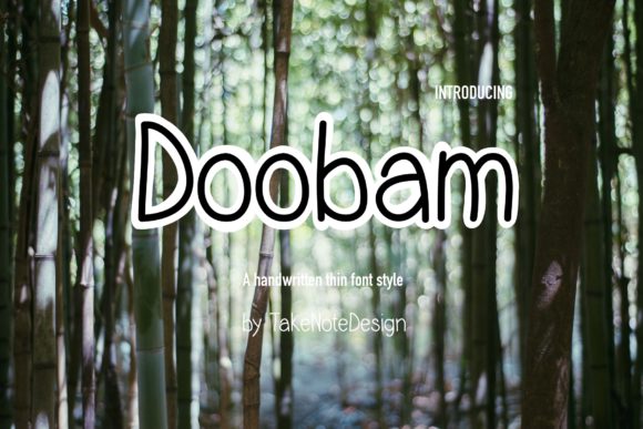 Doobam Font - Featured Image