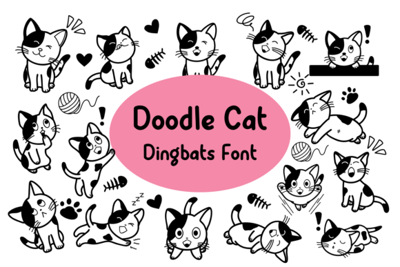 Doodle Cat Font - Featured Image