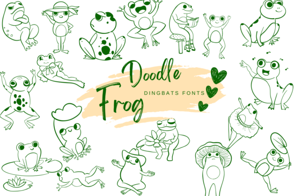 Doodle Frog Font - Featured Image