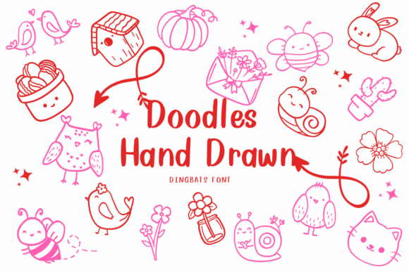 Doodles Hand Drawn Font - Featured Image