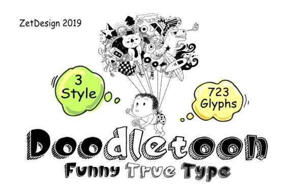 Doodletoon Font - Featured Image