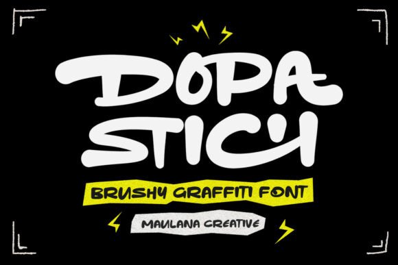 Dopa Stich Font - Featured Image