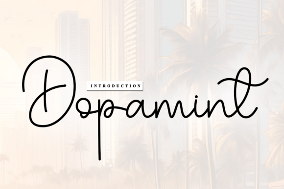Dopamint Font - Featured Image