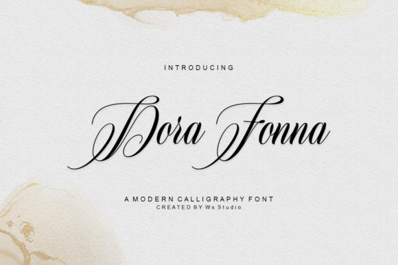 Dora Fonna Font - Featured Image