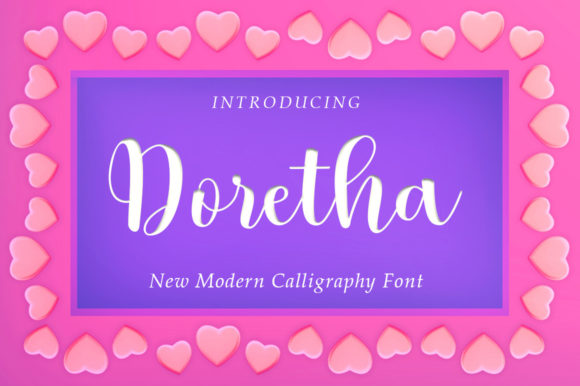 Doretha Script Font - Featured Image
