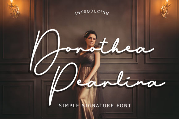 Dorothea Pearlina Font - Featured Image