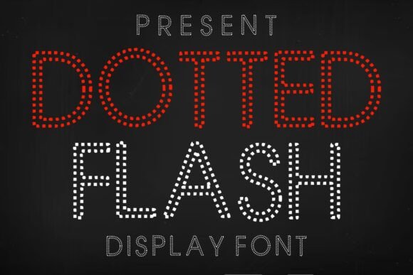 Dotted Flash Font - Featured Image