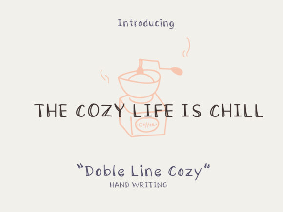 Double Line Cozy Font - Featured Image