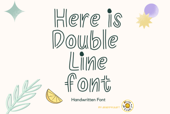 Double Line Font - Featured Image