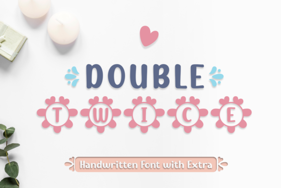 Double Twice Font - Featured Image