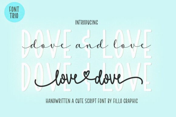 Dove and Love Font - Featured Image