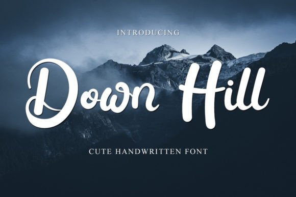 Down Hill Font - Featured Image