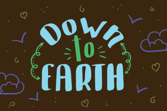 Down to Earth Font - Featured Image