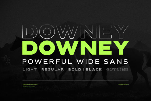 Downey Font - Featured Image