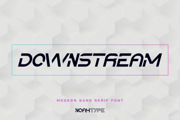 Downstream Font - Featured Image