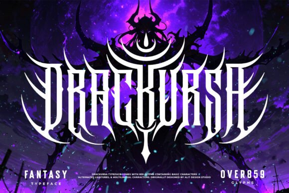 Drackursa Font - Featured Image