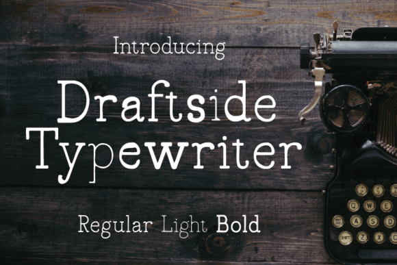 Draftside Font - Featured Image
