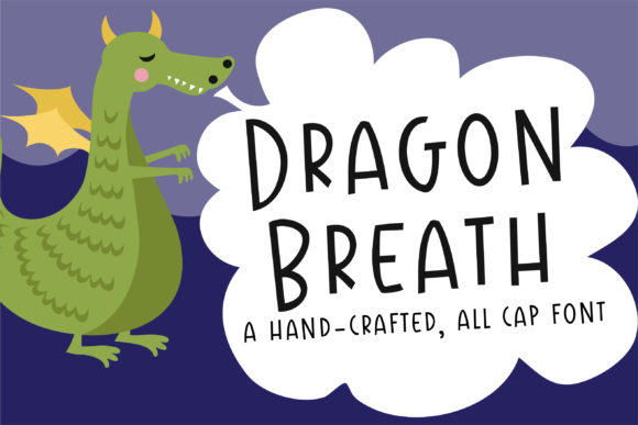 Dragon Breath Font - Featured Image