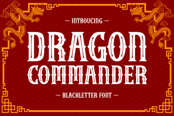 Dragon Commander Font - Featured Image