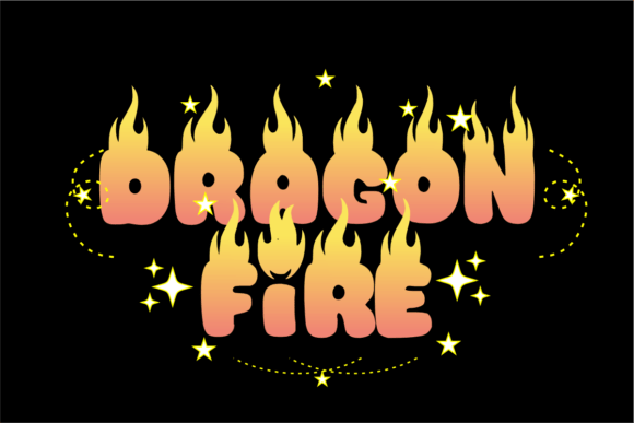 Dragon Fire Font - Featured Image