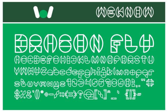 Dragon Fly Font - Featured Image