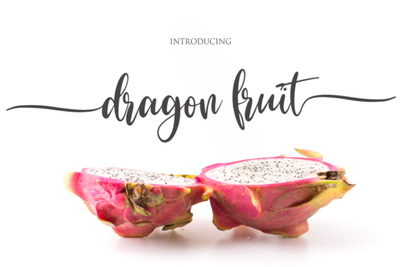 Dragon Fruit Font - Featured Image