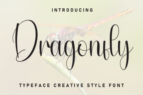 Dragonfly Font - Featured Image
