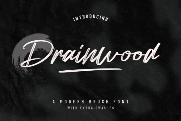 Drainwood Font - Featured Image