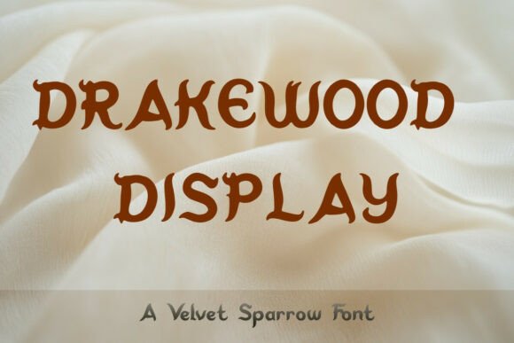 Drakewood Display Font - Featured Image