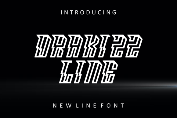 Drakizz Line Font - Featured Image