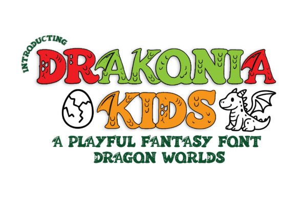 Drakonia Kids Font - Featured Image