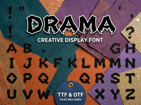 Drama Font - Featured Image
