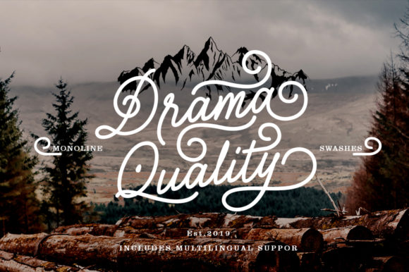 Drama Quality Font - Featured Image