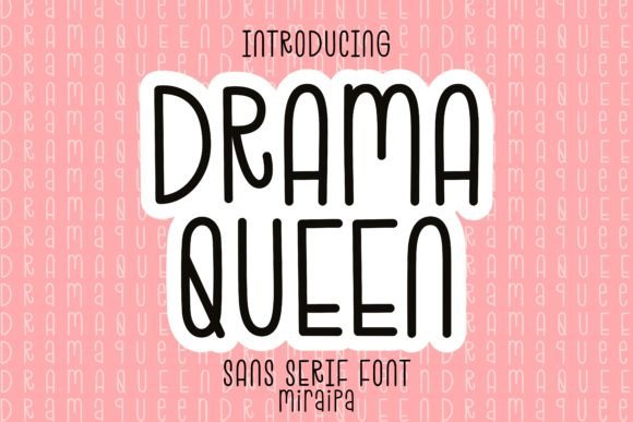 Drama Queen Font - Featured Image