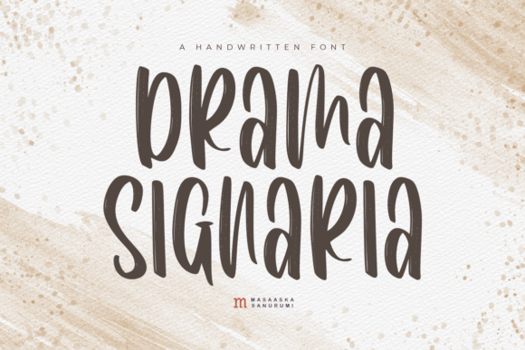 Drama Signaria Font - Featured Image