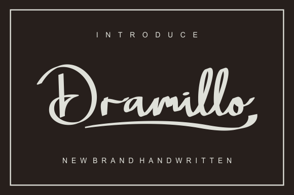 Dramillo Font - Featured Image