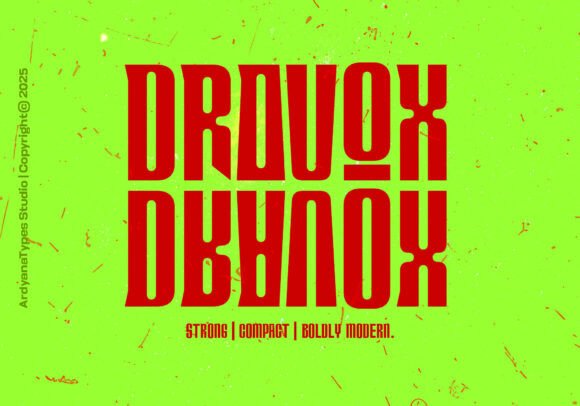 Dravox Font - Featured Image