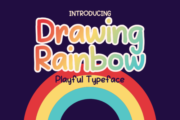 Drawing Rainbow Font - Featured Image