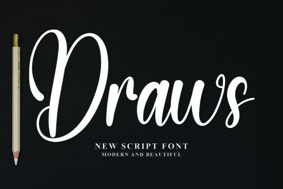 Draws Font - Featured Image
