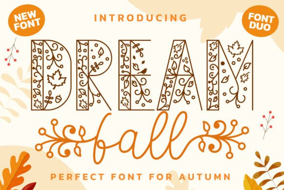Dream Fall Duo Font - Featured Image