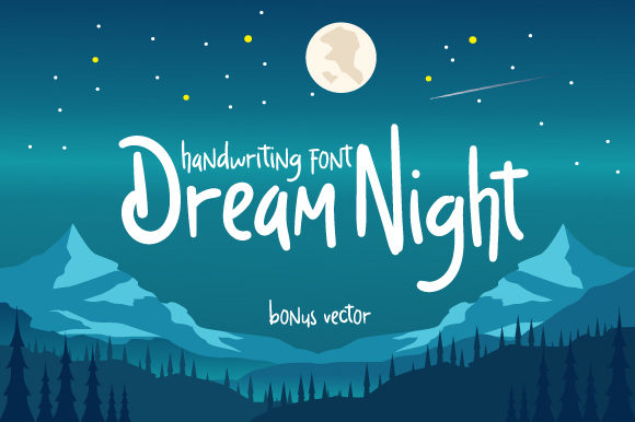 Dream Night Font - Featured Image