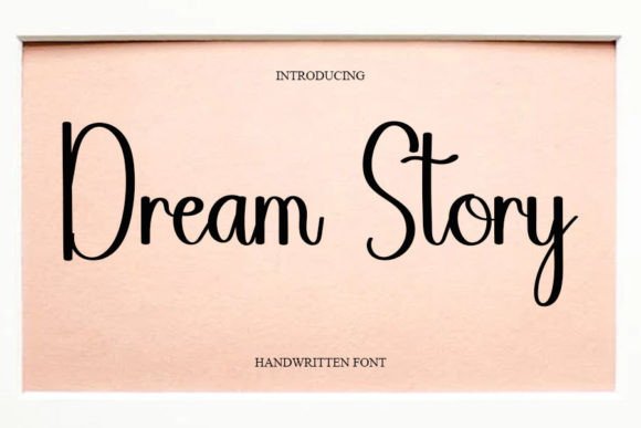 Dream Story Font - Featured Image