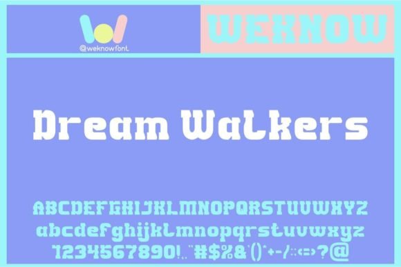 Dream Walkers Font - Featured Image