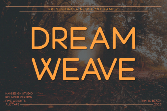 Dream Weave Rounded Font - Featured Image