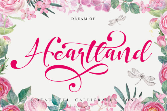 Dream of Heartland Font - Featured Image