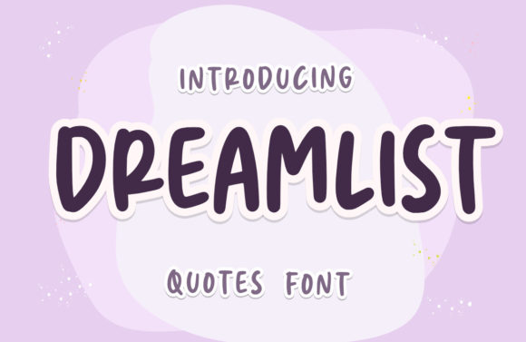 Dreamlist Font - Featured Image