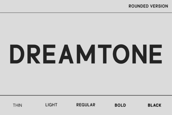 Dreamtone Rounded Font - Featured Image
