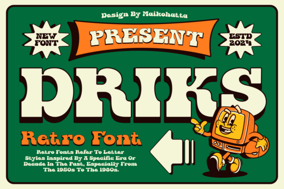Driks Font - Featured Image